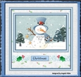 Snowman winter joy 7x5x7x5 card