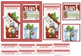 Teddy bear Christmas 6x6 card