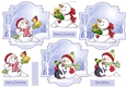 Snowman collection toppers