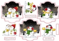 Snowmen at Christmas toppers