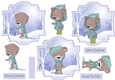 Winter snow bears toppers