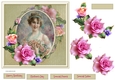 Lady and a rose 7x7