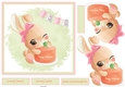 Rabbits birthday wishes 7x7