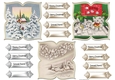 Vintage shaped scene toppers