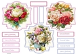 Vintage floral toppers
