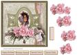 Sun Bonnet 7x7 Card with Decoupage