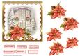 Christmas Window 6x6 Card with Decoupage