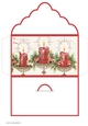 Christmas candles money wallet