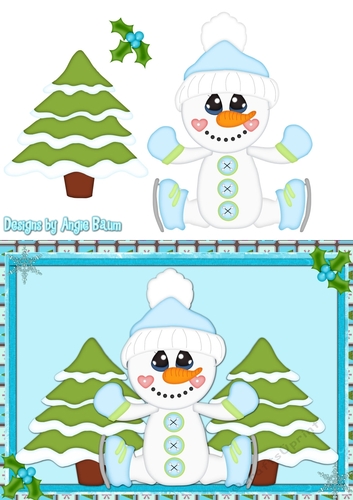 Iceskating Snowboys Greeting Card 2