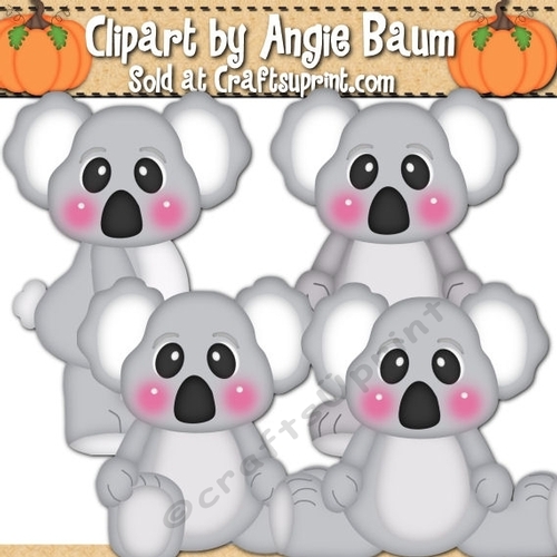Koala Bears Clipart