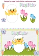 Easter Chick Greeting Card