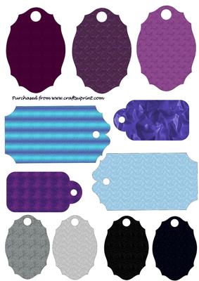 Blank Greeting Tags