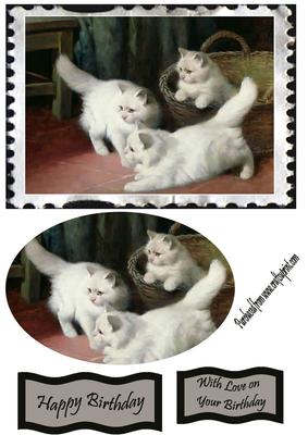 Kitties in a Basket