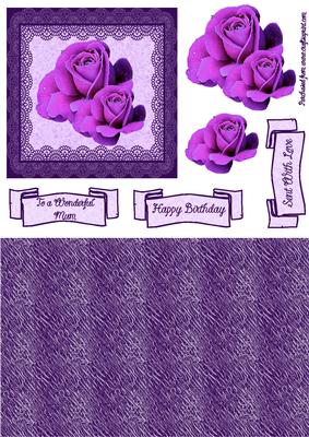 Purple Rose for Mum