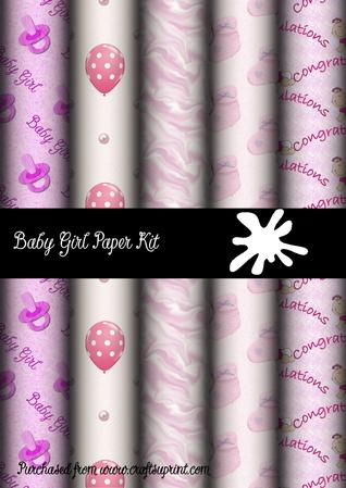 Baby Girl Paper Kit