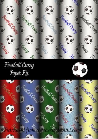 Football Crazy Paper Kit