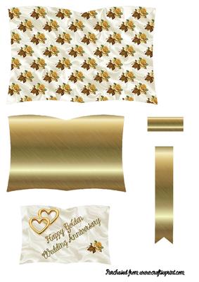 Golden Anniversary Book Sheet