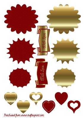 Valentine Toppers