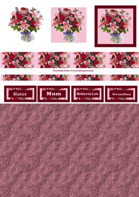 Pink Lillies Paper