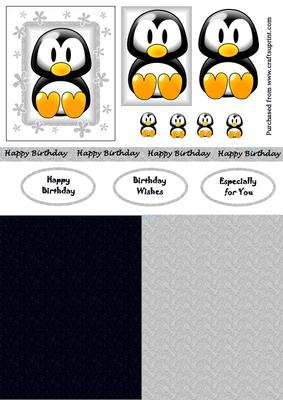 Cute Penguin Birthday