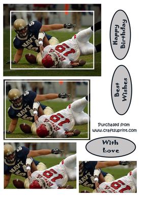 American Football Toppers