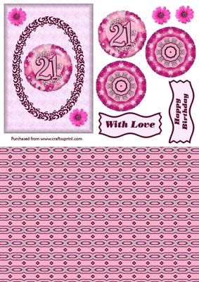 Female 21st Card