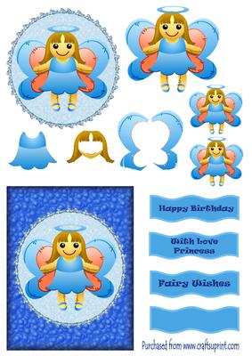 Children's Fairy Birthday Card