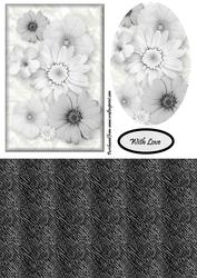 Black and White Flowers