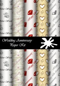 Wedding Anniversary Paper Kit