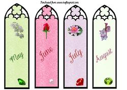 Birthday Bookmarks 3