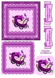 Baby Girl Pram