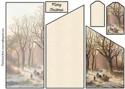 Woodcutter in the Snow