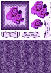 Purple Rose for Mum