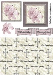 With Sympathy Lillies