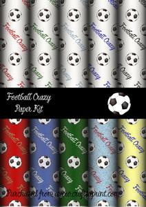 Football Crazy Paper Kit