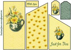 Yellow Daisy Cascade