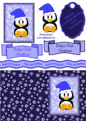 Penguin Baby Boys First Christmas