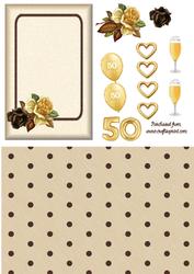 50th Anniversary/birthday Card