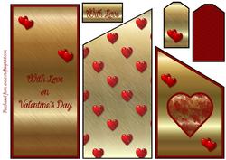 Red and Gold Valentine