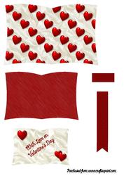 Valentine Book Sheet