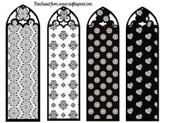 Black and White Bookmarks