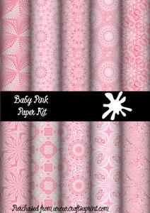 Baby Pink Paper Kit