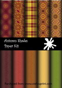 Autumn Shades Paper Kit