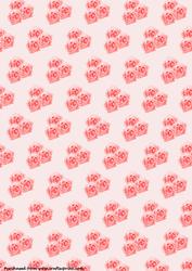 Red Roses on a Cream Background