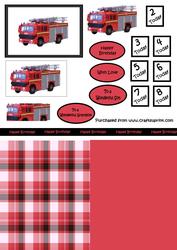 Fire Engine Birthday