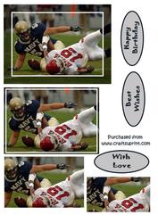 American Football Toppers