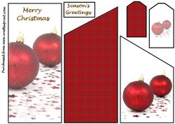 Christmas Baubles Cascade