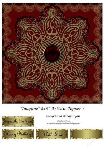 Imagine 8x8 Artistic Topper 1