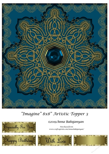 Imagine 8x8 Artistic Topper 3