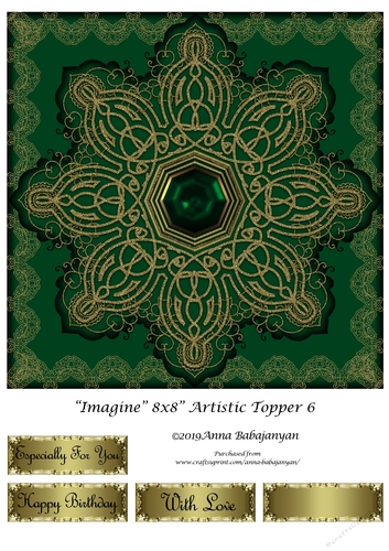 Imagine 8x8 Artistic Topper 6